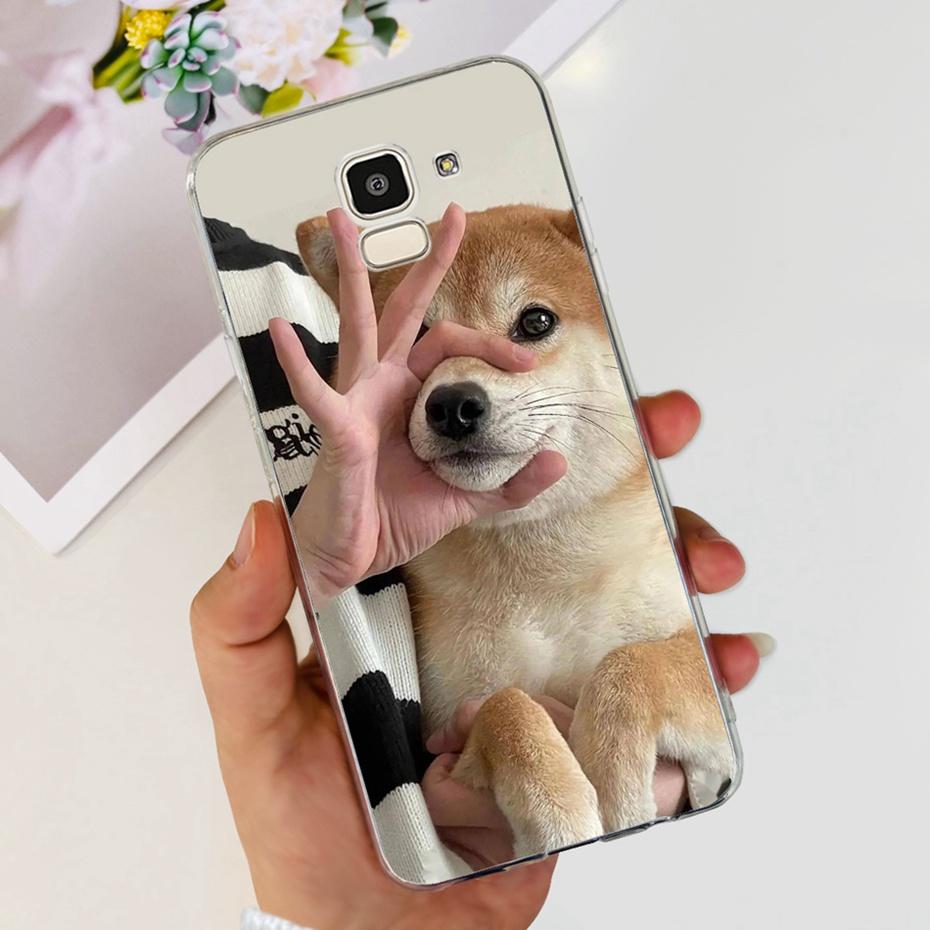 Lovely Printing Case For Samsung Galaxy J6 J6+ J600G J610G Soft Silicone TPU Back Cover For SamsungJ6 J 6 Plus 2018 Phone Cases