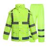 Reflective Raincoat, Work Clothes, Full Body Rainstorm Protection, Labor Protection Raincoat, Split Thickened Oxford Cloth, Sanitation Duty Raincoat