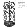 35 Holes Coffee Capsule Rack Large Capacity 360 Degree Rotation Tower