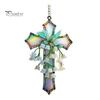 Artistic Wall Decoration Lily of The Valley Suncatcher, Acrylic Stained Glass Style Hanging Holiday Commemorative Gift Ornament with Metal Chain,