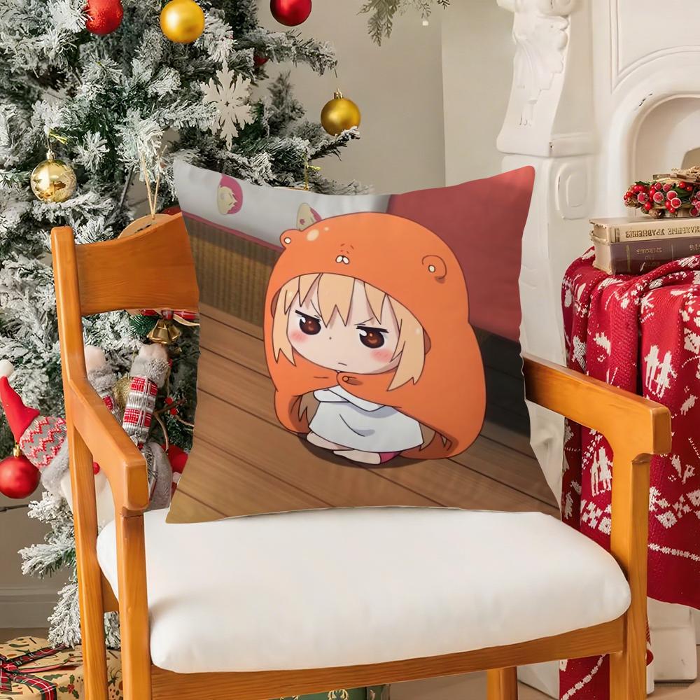 Anime uumaru ddoma Pillow Case Silky elegant Comfort Sofa Bed Invisible zipper