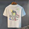 Unisexs Clothing Summer Pure Cotton Unisexs TShirt Trendy Printed Short Sleeved Loose Fitting Casual Versatile Top With Round Neck