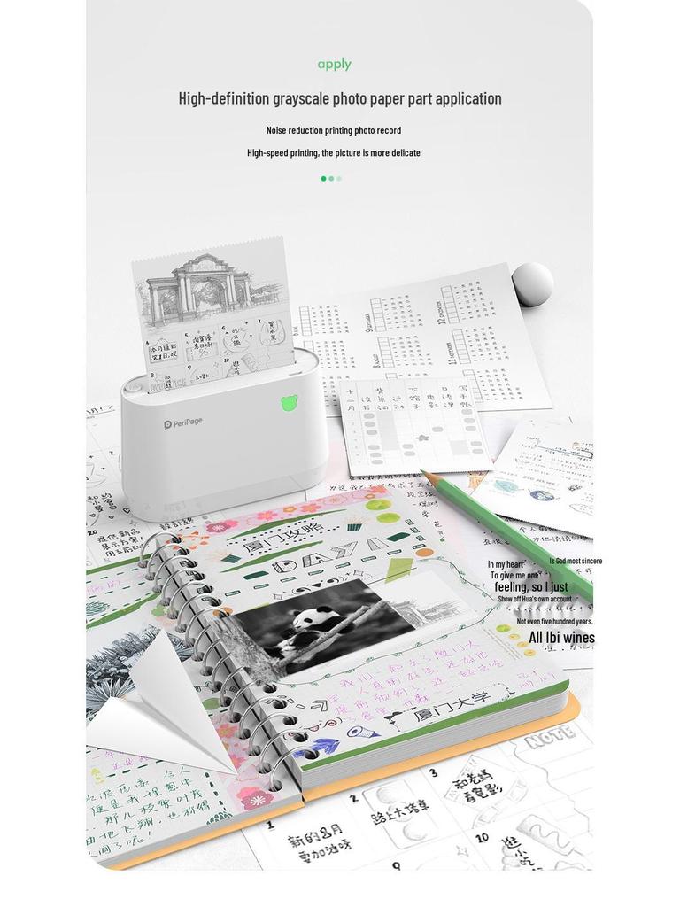 Ericbear A9 High-Definition Thermal Photo Paper, Ten-Year Keepsake, Mistake-Free and Three-Proof Printing.