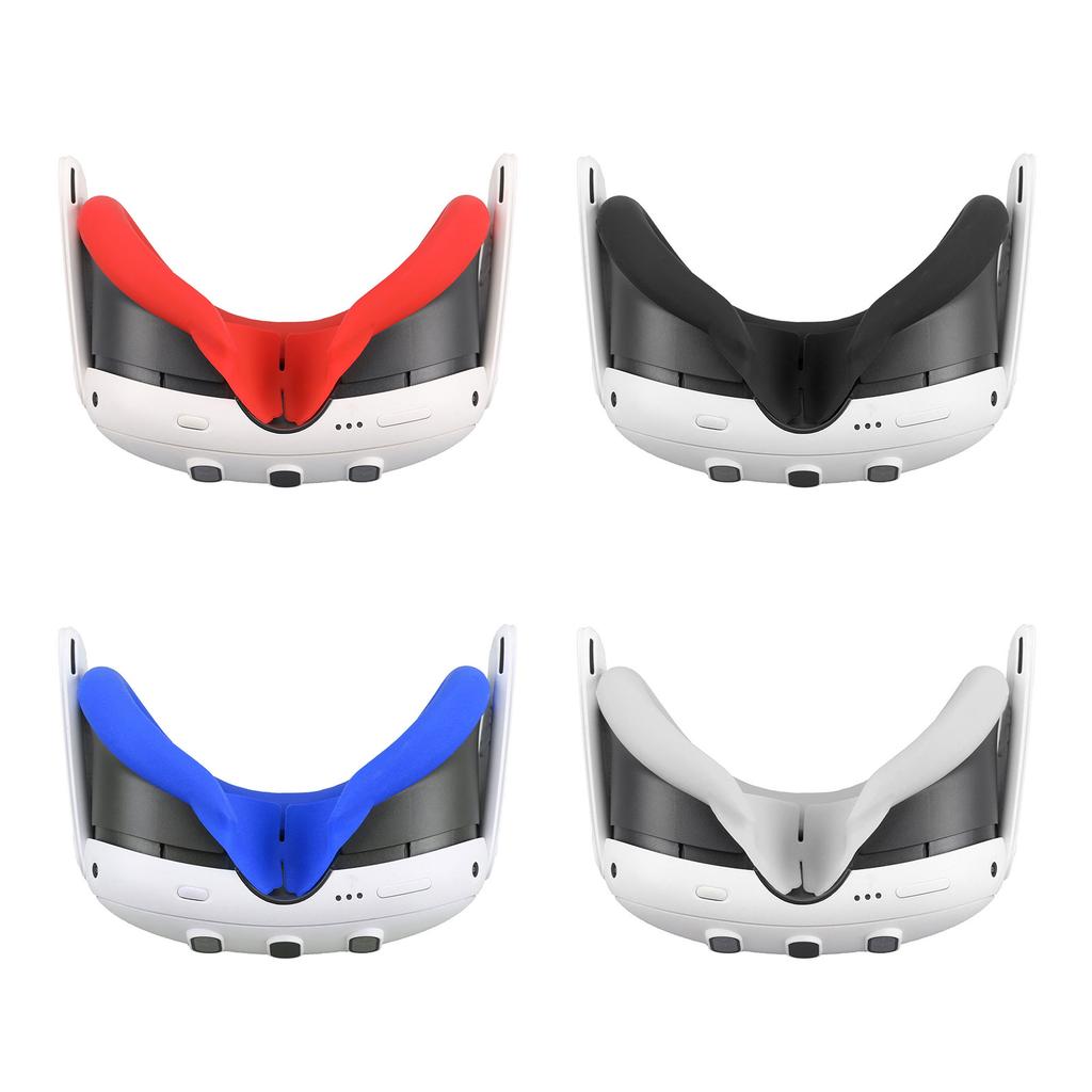Face Cover Sweat-Proof Silicone Face Cover Pad for Meta Quest 3 VR Headset Washable & Anti-Leakage Lightproof Mask Case