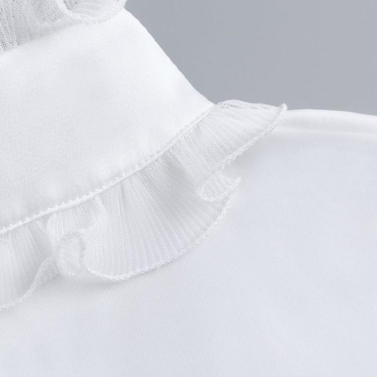 Fashionable Detachable Collar High Neck Accessory Neckwear For Dresses Blouses Formal Event Half Shirt Decorative Collar