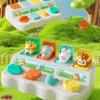Montessori Peekaboo Switch Box Button Toy Pop-up Animals Toy Interactive Animal Toy Box  Children