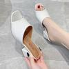 Fashion Slippers Women New Summer Shoes Women Platform High-heeled Sandals Fashion Half-slippers Women Mules Slides Shoe Zapatos Mujer