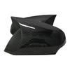 New Bat Style High Quality Abs Plastic 2 Pieces Mirror Covers Caps RearView Case Gloss Black For Renault Fluence 2010-2016