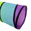 Kids Play Tunnel with Mesh Window Developmental Activity Toy Multicolored Crawl through for