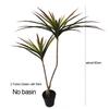 90-120cm Large Artificial Dracaena Plants Tropical Potted Tree Fake Plastic Palm Leaves Cycas Plant For Home Garden Indoor Decor