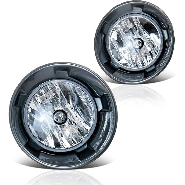 VPIMOZO Fog Lights Clear Lens Compatible With 2007 2008 2009 2010 2011 2012 2013 2014 Chevy Silverado 07-13 Avalanche/Suburban 07-15 Tahoe 2015