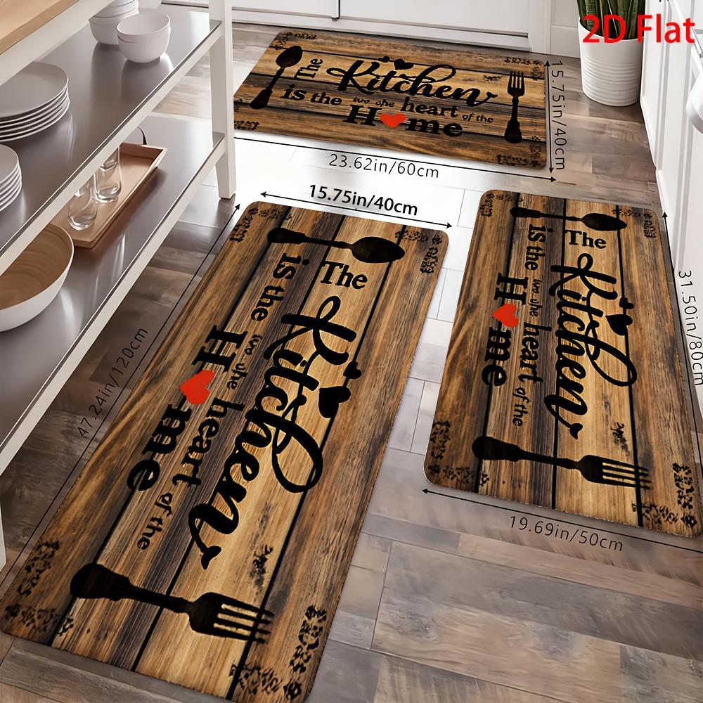 1Pcs Anti Fatigue Kitchen Rugs Minimalist