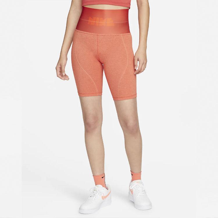 Nike Sportswear Circa 72 High-Waisted Fitness Shorts Women Shorts Mandarin-Orange DM6778-861