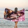 1pc Genshin Impact Beach Towel with Custom Name, Beach/Swimming/Bath/Picnic/Camping Towel, Suitable for Seaside Beaches