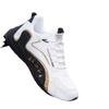 Leather waterproof dad shoes men's new trendy soft-soled travel shoes lace-up leather shoes student running shoes