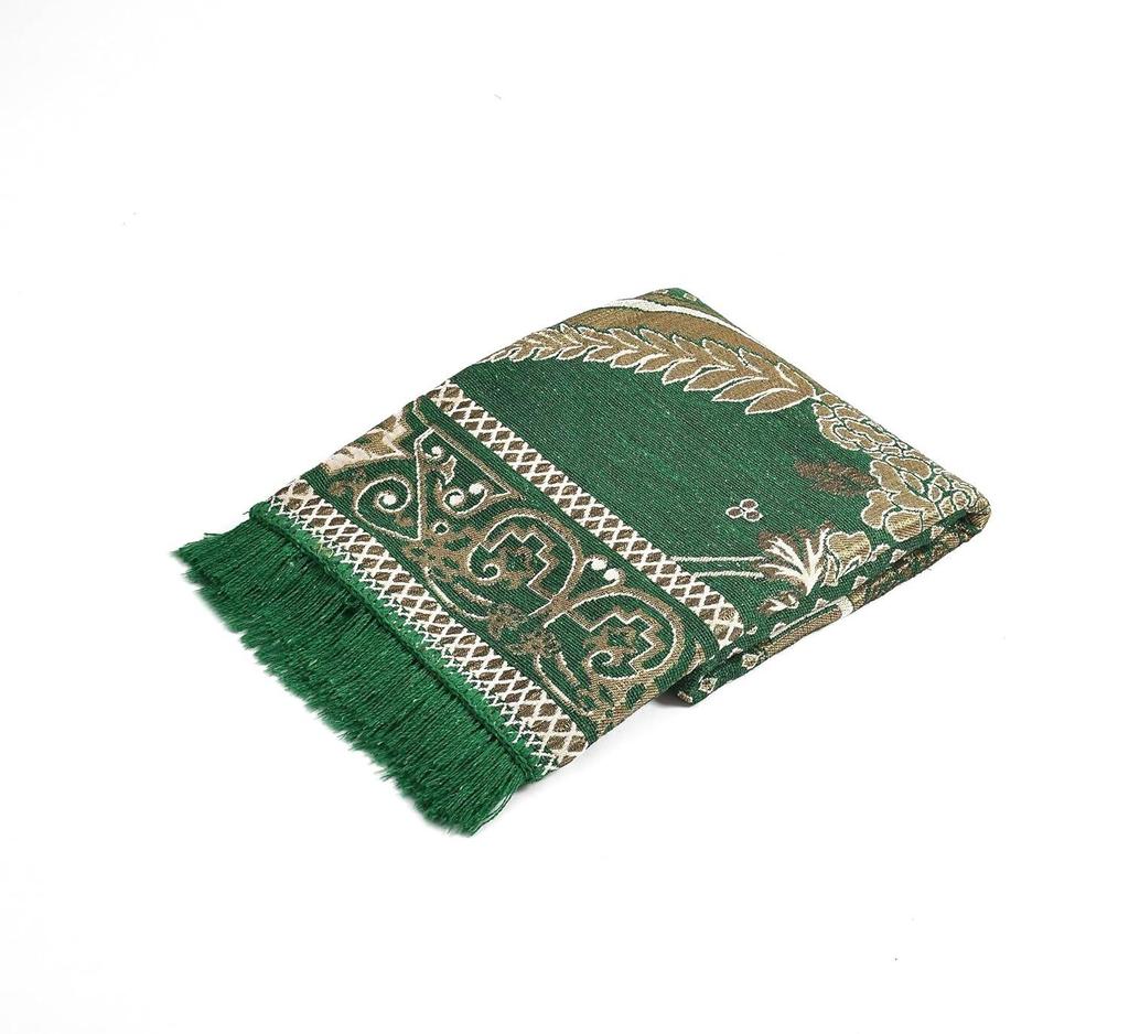 Baumwollteppiche zur Heimdekoration für Wohnzimmer 5x7 Fuß Mehrzweck Teppichmatten mit Blumendesign (Grüne Farbe)