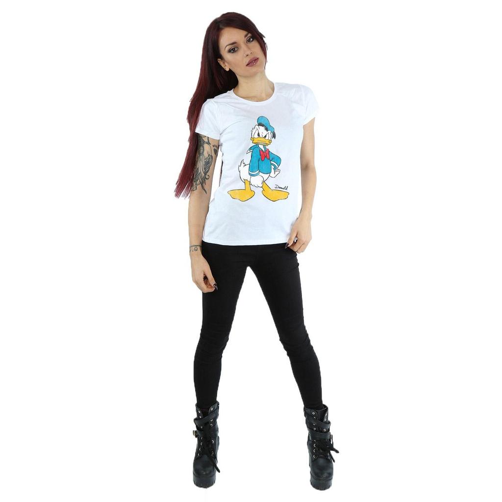 Disney Womens/Ladies Donald Duck Angry Cotton T-Shirt