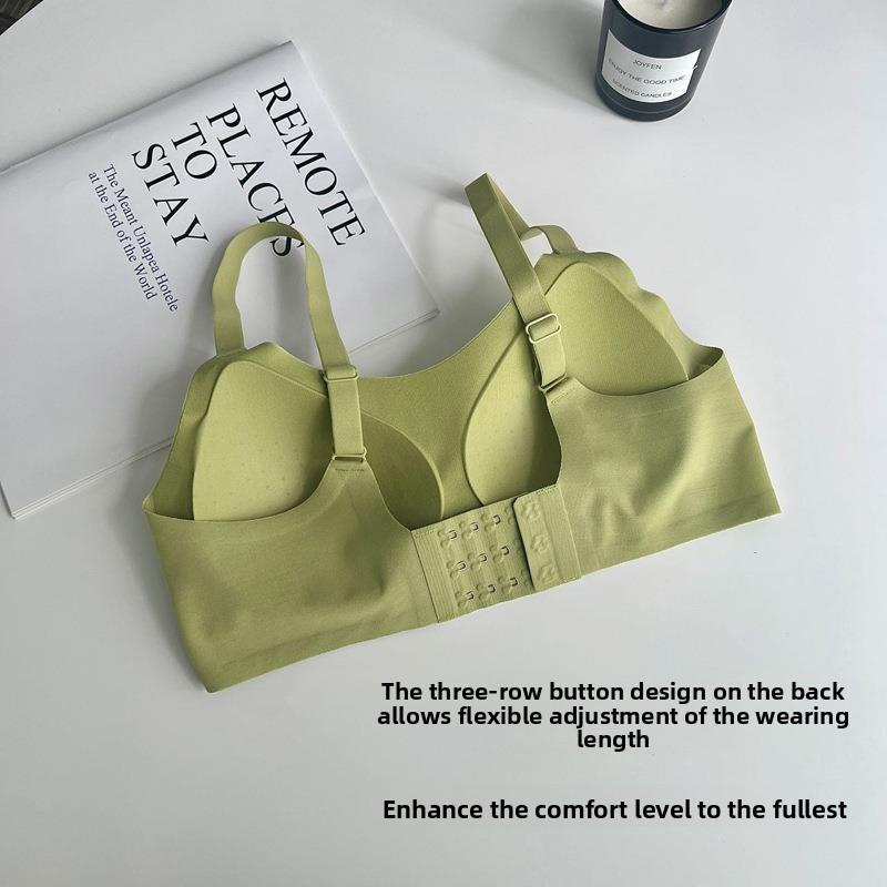 Soutien-gorge d'été ultra-fin en maille, Respirant, Coques fixes, Bretelles fines antidérapantes, Lingerie sans couture pour femmes