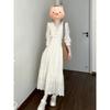 Doll collar temperament long-sleeved dress children's summer new temperament base waist spring wear long dress