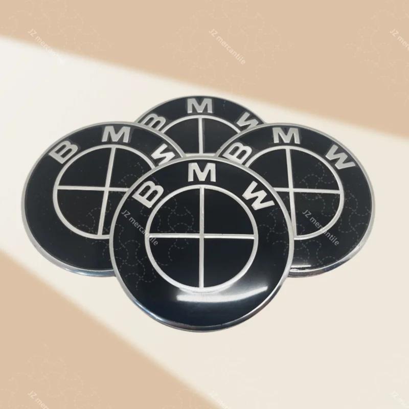 4pcs-60mm It Is Suitable for Refitting the Alloy Sticker Hub Center of BMW X1/X3/X5/X6 Z4 M2/M3/M4 Automobile Tire Center.