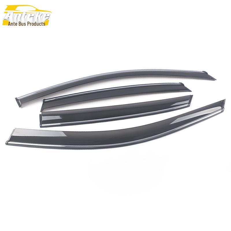 Rear Rain Deflector with Bright Strip for 19 Sagitar Models - Sun Visor Decorative Exterior Accessory