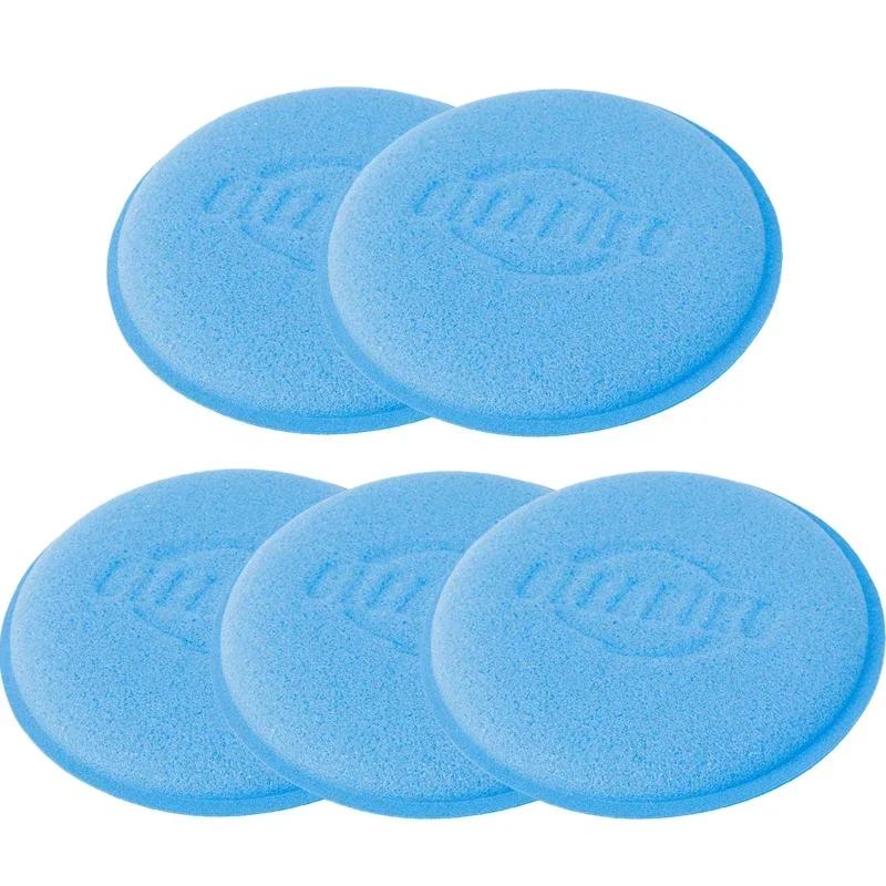 Round Car Waxing Polish Wax Foam Sponge High Density Applicator Pad Cleaning Sponge Auto Detail Washing Car Cleaning Tool