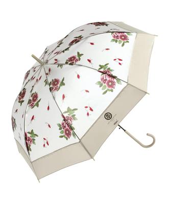 Art Aquarium X Long Rain 61cm Goldfish Aquarium Wpc. [Vinyl Umbrella] Wpc. Umbrella, Off-White Umbrella, Umbrella, Ribs, Large, Jumping, Commuting,