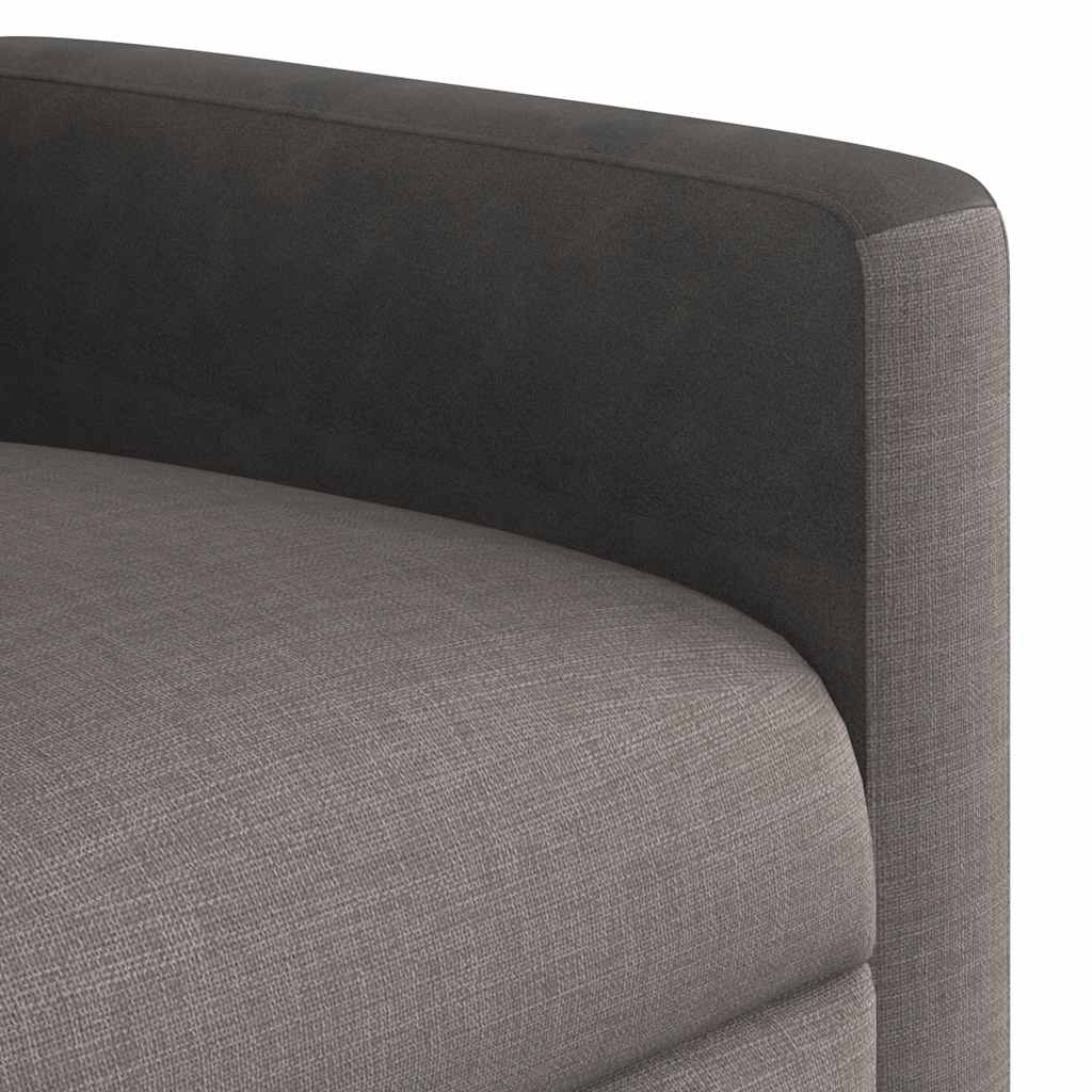 Massage Chair Taupe Fabric