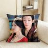 Neo Hou Minghao Lu Yuxiao TV Love in The Clouds Ji Bozai Various Sizes Square Pillow Case For Car Home Bedchamber Decor