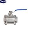 FGO 304 Stainless Steel 3-Piece Ball Valve Q11F-25P
