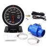 CNSPEED New 60MM Car Water Temperature Gauge 20-120℃ Celsius Water Temp Meter With Water Temp Joint Pipe Sensor Adapter 1/8NPT