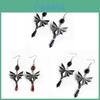 Vampire Bat Jewelry Earrings In Alloy For Gothic Fashion Accessories For Women