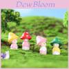 Colorful Resin Mushroom Figurine For Diy Fairy Gardens And Succulent Terrariums