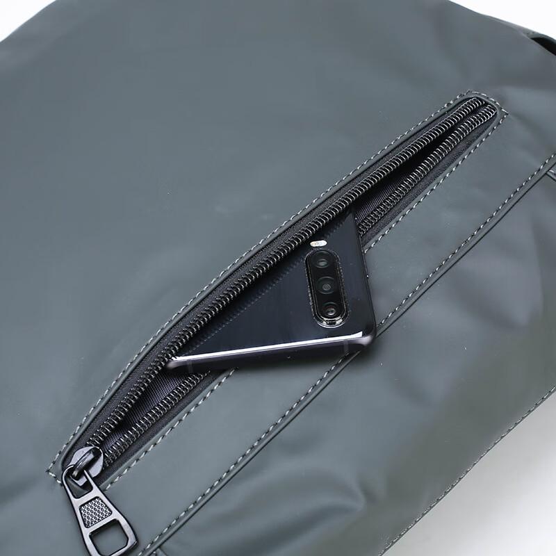 OEING Men's Black Oxford Cloth Shoulder Crossbody Messenger Bag
