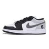 Jordan Air Jordan 1 Vintage Basketball Shoes Men's Low top Dark Gray 553558-131(Team85-S-BOXA)