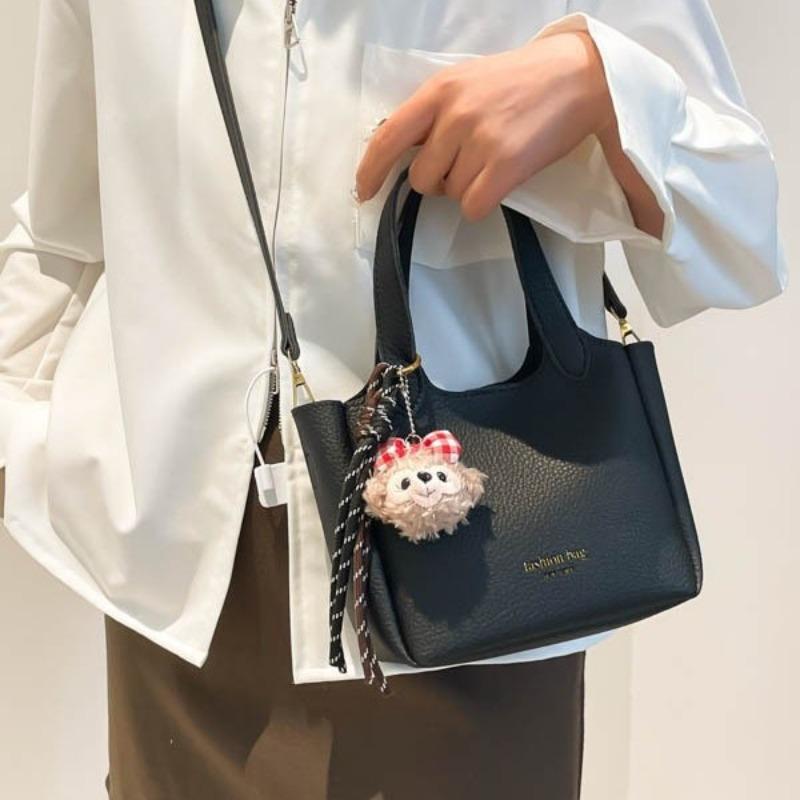 Niche design handbag bag women's new retro casual bucket bag shopping commuter shoulder messenger bag