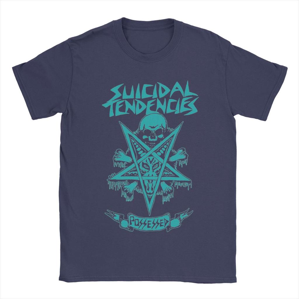 Suicidal Tendencies T-Shirts Men Novelty Cotton Tees Round Collar Short Sleeve T Shirts Gift Idea Clothing