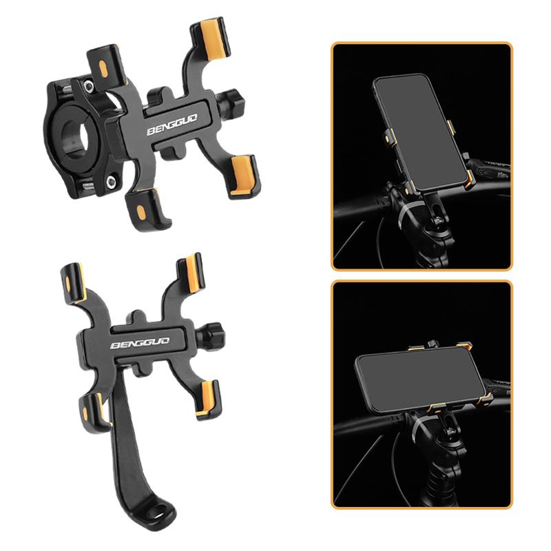 SEAMETAL Suport Telefon Motocicletă Bicicletă Aliaj Aluminiu Absorbție Șoc Suport Telefon Impermeabil Stabil