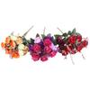 21 Heads Artificial Rose Bouquet Fake Rose Flowe Ornaments Outdoor Garden Wedding Bridal Wreath Accessories Party Decoration