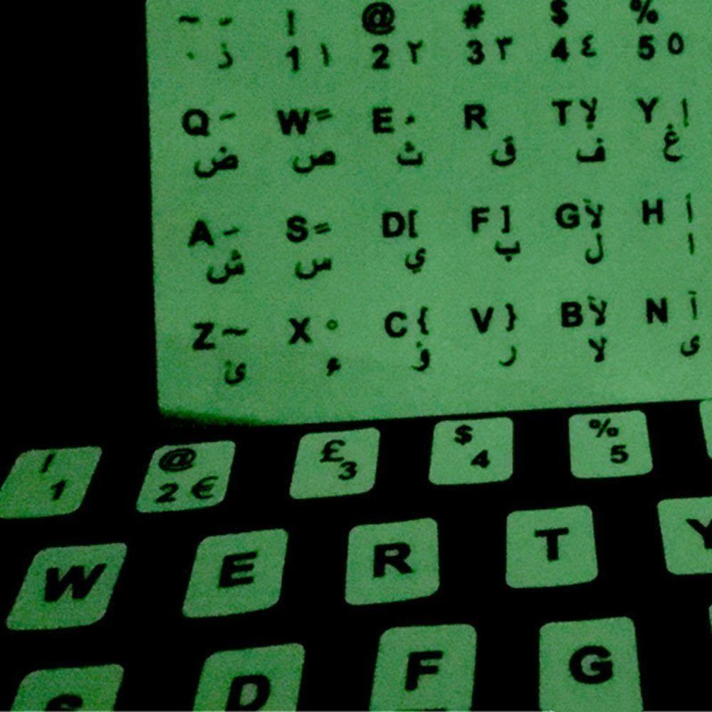 Japanese Alphabet Button Layout Letter Protective Film Keyboard Decal Luminous Keyboard Stickers