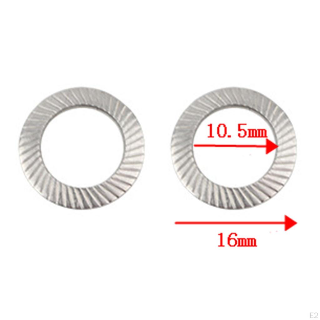 10Pack Bike Extension Rod Spacer Shim Replacement Washer Gasket