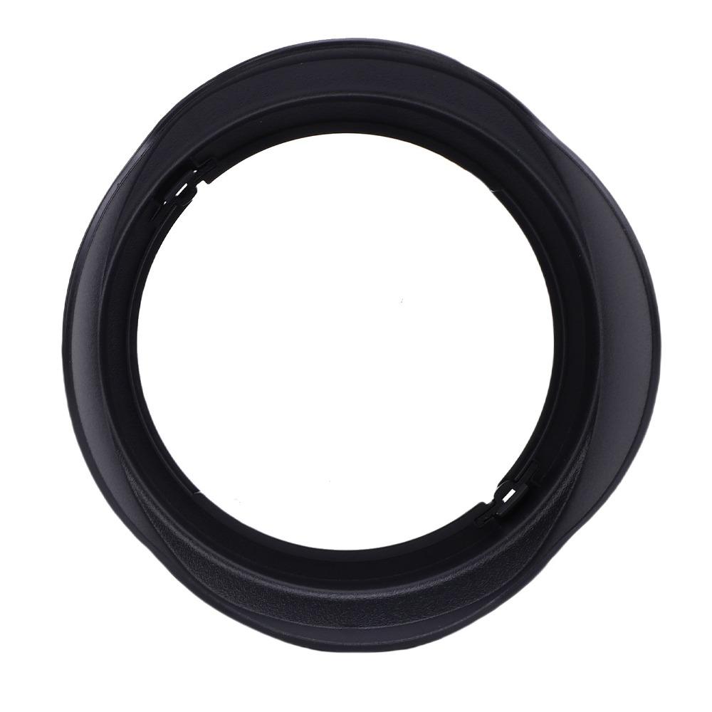 Black Camera Lens Hood Shade Plastic Bayonet Mount Lens Hood Durable Plastic Lens Hood Photography