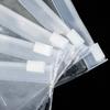 50/20/10/5PCS Mini Clear Bag Pill Dispenser Bags Travel Jewel Pouch with Sliding Zipper Self-sealing Waterproof Storage Bags