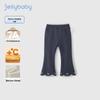 JELLYBABY Girls' Fleece Flared Casual Pants