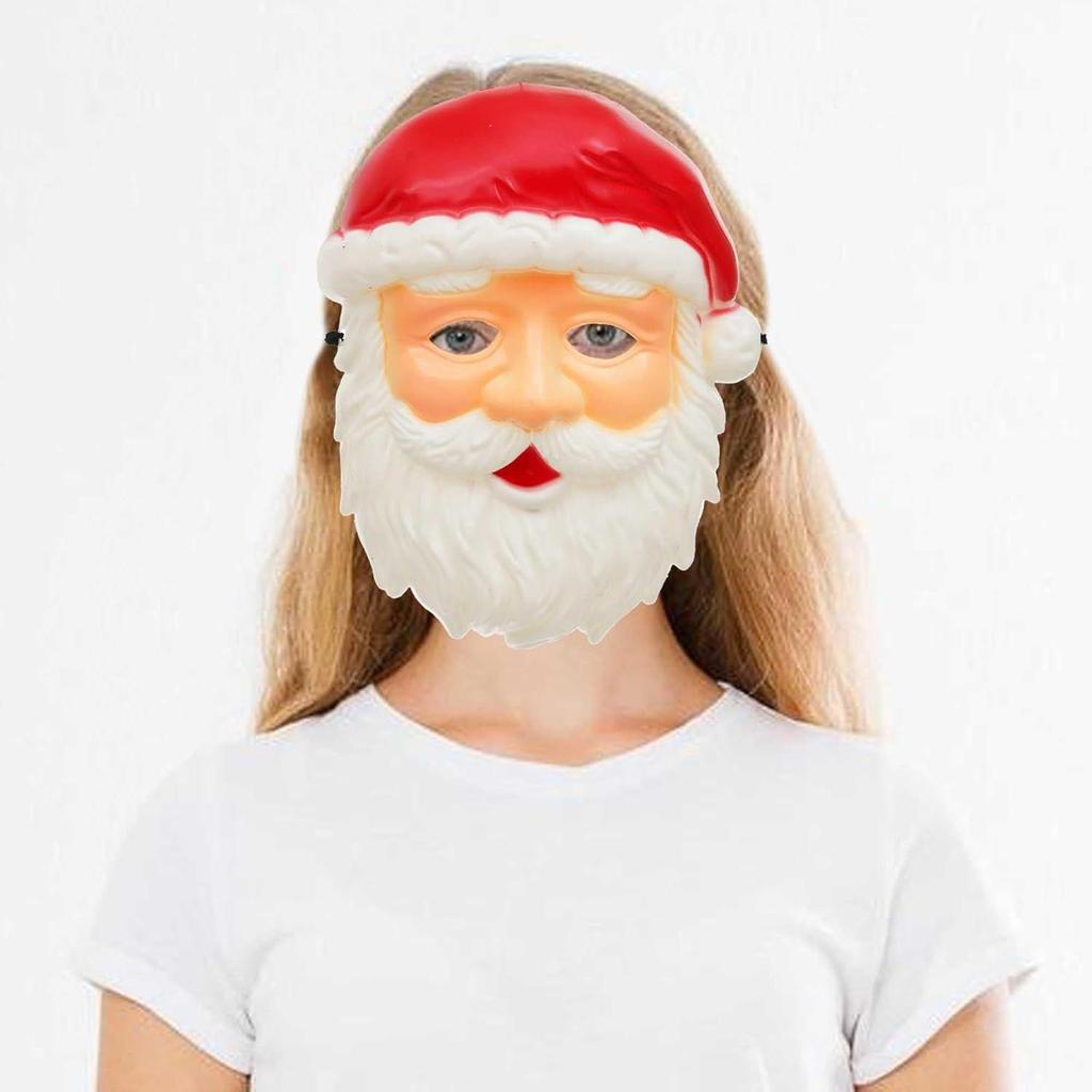 Santa Claus Face Mask | Santa Claus Decoration | Merry Christmas Party Ornaments Props | Christmas Tree Decorations Items
