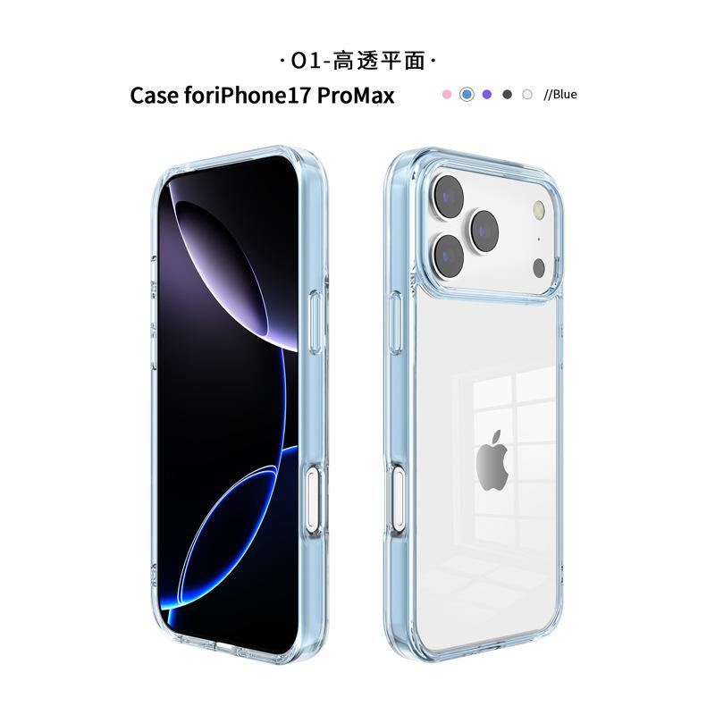 Manufacturer applicable iphone15/16plus transparent mobile phone case apple 17pro max mobile phone case