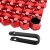 Shiwaki 20pcs Car Wheel Lug Nut Cover Protective Cover Exterior Decoration Anti- Bolt Cap