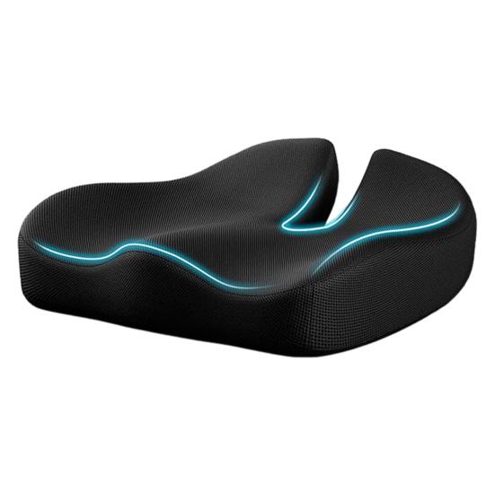 Office Chair Cushion Memory Foam Seat Cushion Breathable Pressure Relief Seat Cushion for Car Seat Wheelchair Thighs Sciatica Pain Relief