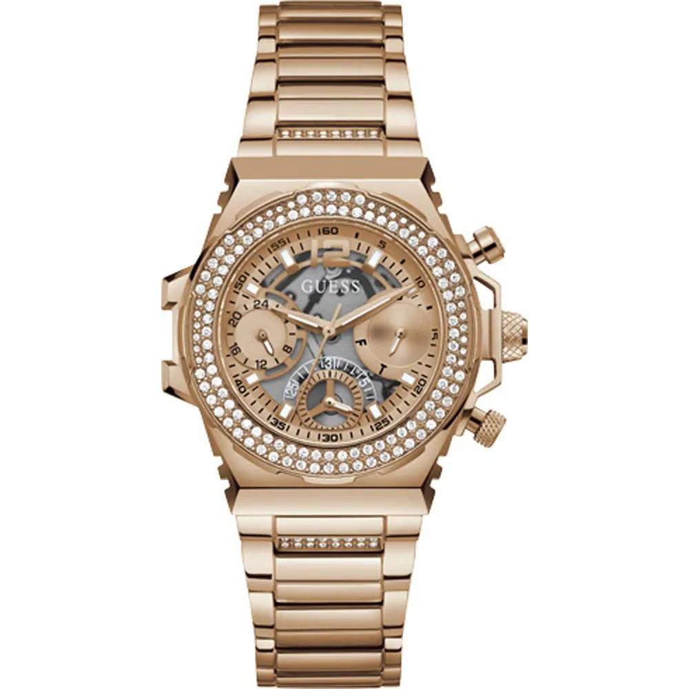 GUESS Fusion Rose Gold Stainless Steel Ladies Quartz GW0552L3 розового золота