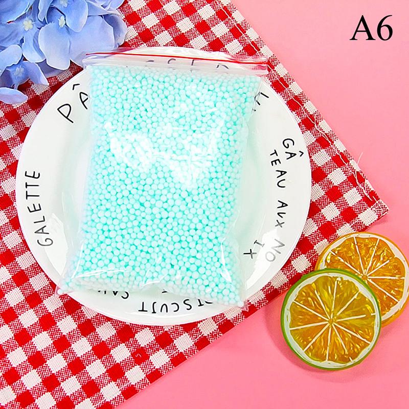 Pratik Slime Yol Arkadaşı Dolgulu Köpük Kar Tanesi Çamur Parçacık Çantası Küçük Polaroid Topu Macaron Parçacıkları